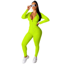 Load image into Gallery viewer, Autumn Casual Tracksuit Two Piece Set Women&#39;s Suit Zipper Hooded Jacket Top and Pants Leggings Sportswear Jogger 2 Piece Outfits