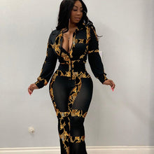 Load image into Gallery viewer, Casual Women Set Tracksuit Two Piece Set Top and Pants Fall Outfit Leisure Sweat Suits Women Autumn Winter 2 Piece Matching Sets