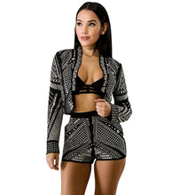 Load image into Gallery viewer, Glamorous Short Suit Women Two Piece Sets