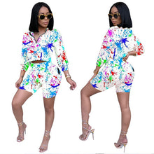 Load image into Gallery viewer, Two Piece Set Summer Tracksuit Women Crop Top and Shorts Set Casual Sportwear 2 Piece Outfits for Women Sweat Suits