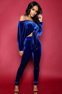 Women Velvet Two Piece Sets Female Winter Tracksuit Off Shoulder Crop Top + Pants Ladies Long Sleeve Outfit Femme Sporting Suits