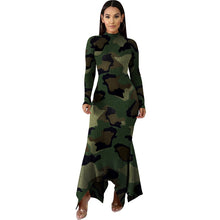 Load image into Gallery viewer, Colorful Sexy Elegant Long Party Dress Women Winter Turtleneck Evening Maxi Dress Long Sleeve Bodycon Festival Christmas Dress